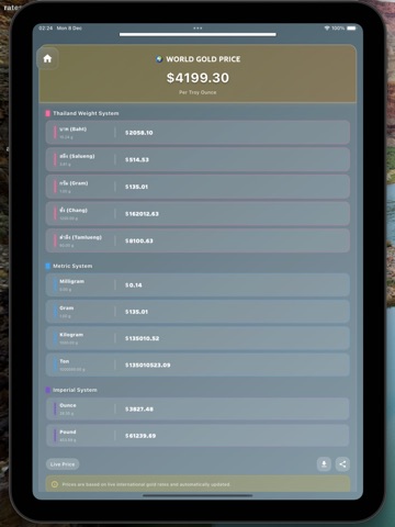 Thai-Rates iPad screenshot