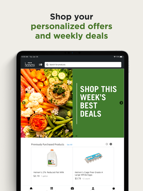Heinens iPad screenshot 2 - Shopping app