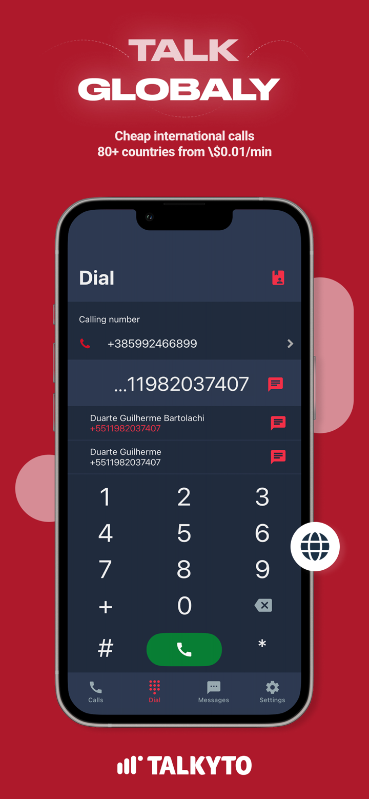 Talkyto - Twilio Calls & SMS screenshot 3