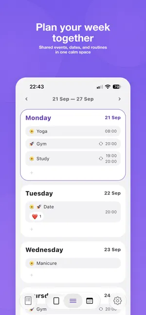 Btween: Calendar for Couples screenshot 1