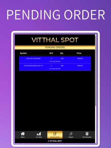Vitthal Gold iPad screenshot