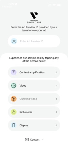 Verve For Advertisers Showcase screenshot