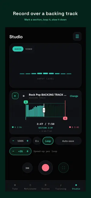 Afinora: Tuner & Training screenshot 2