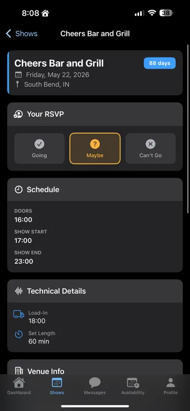 Band Portal screenshot 1