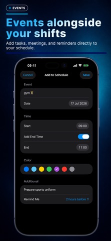 Shift Planner: Work Calendar Screenshot 3 of 6