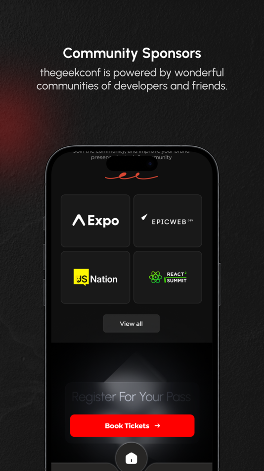 #4. geekevent (iOS) 게시자: GeekyAnts India Pvt Ltd