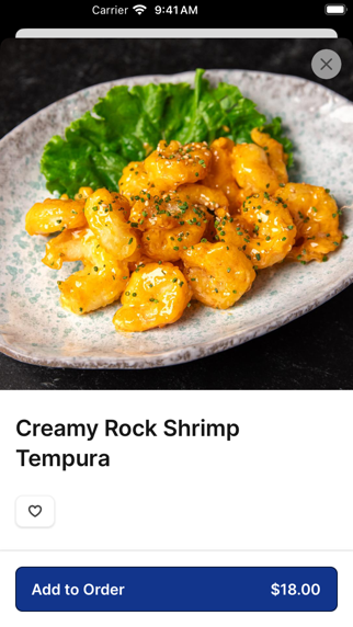 Yume Sushi Bar iPhone screenshot 4 - Food & Drink app