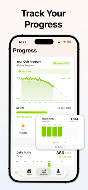 PuffCut – Reduce & Quit Vaping screenshot 2