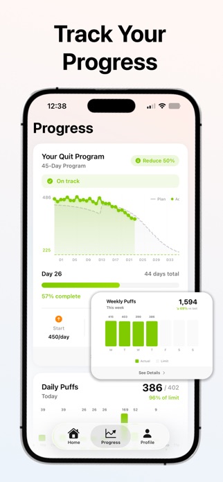 PuffCut – Reduce & Quit Vaping Screenshot 2 of 6