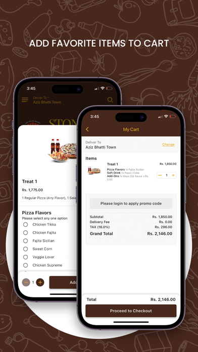 Stone Ove Pizza Valley iPhone screenshot 4 - Food & Drink app