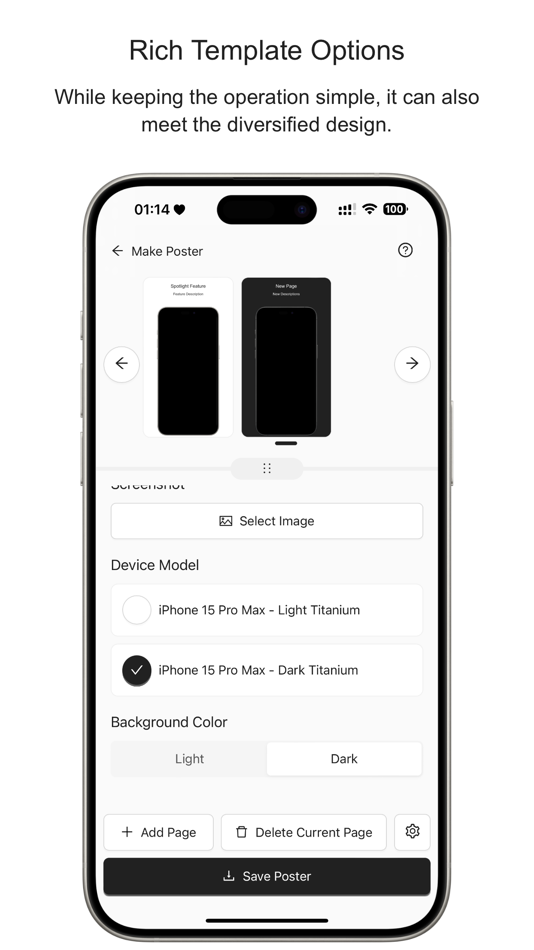#3. Qi App Poster: Screenshot Tool (iOS) 由: 奇奇 郭