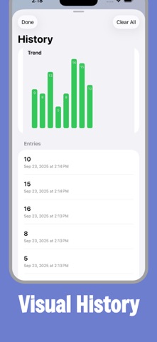 Clicker Counter Number Tracker Screenshot 2 of 4