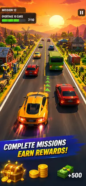 Traffic Master Car Drive Games screenshot 3