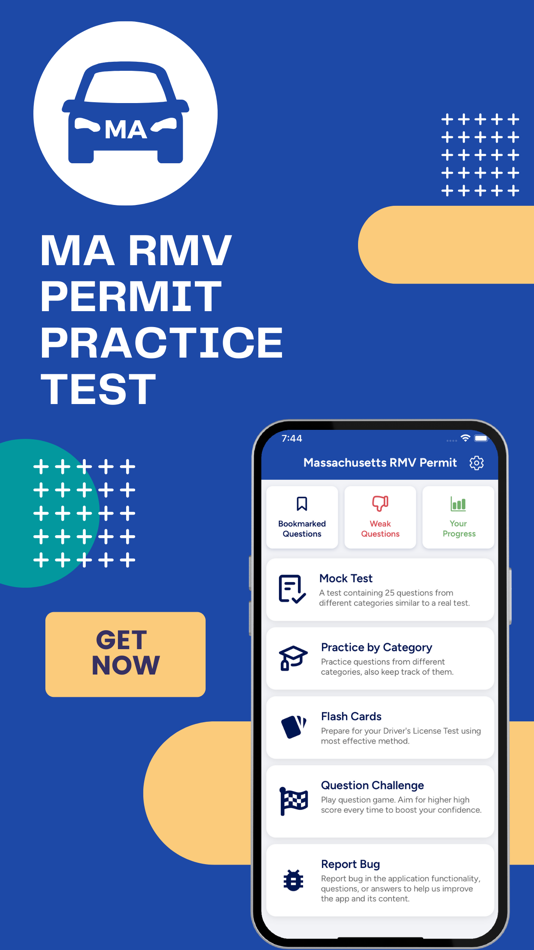 #1. MA RMV Permit Practice Test (iOS) 由: Haresh Rathod