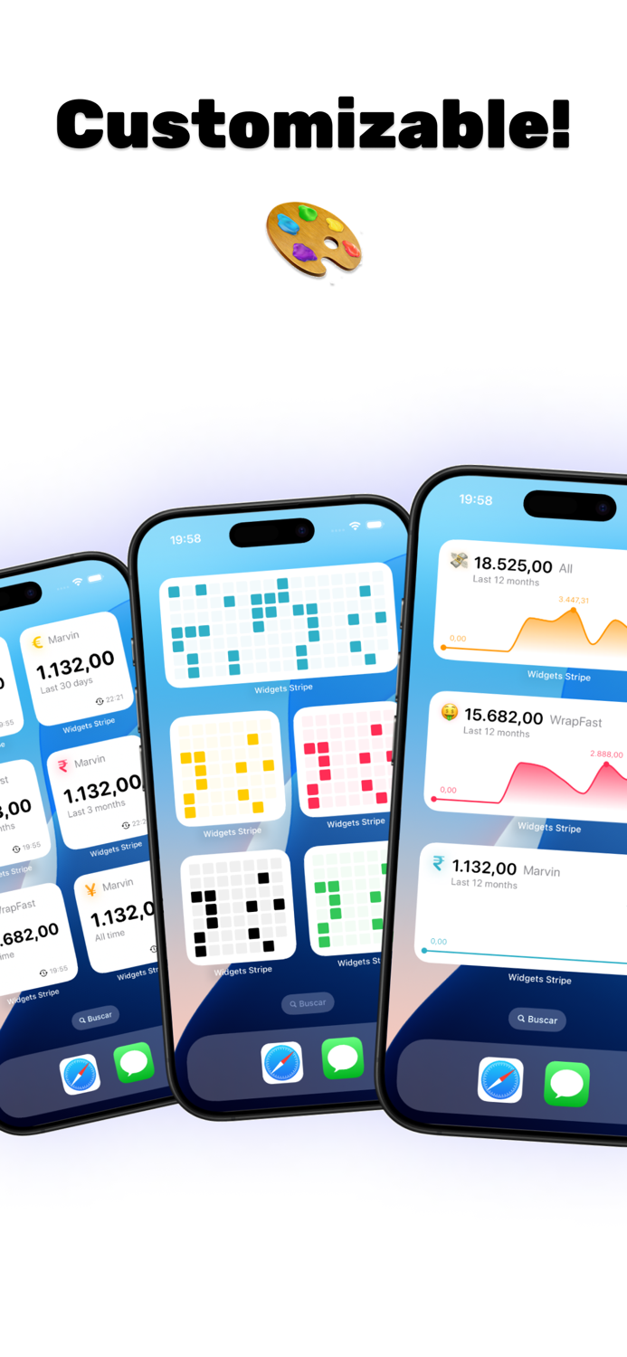 Widgets for Stripe Stats
