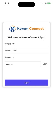 Korum Connect screenshot