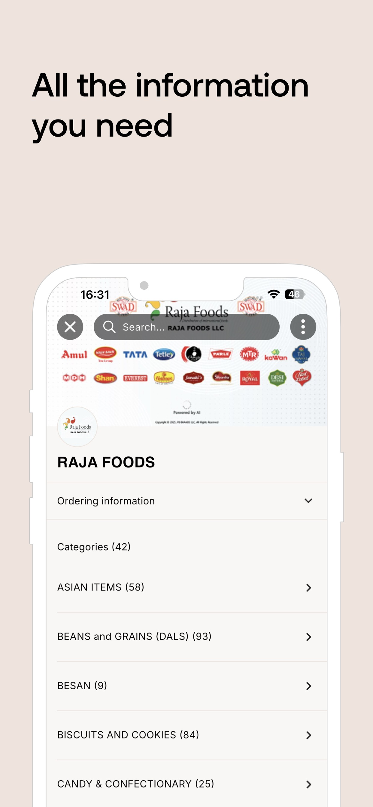 Raja Foods App