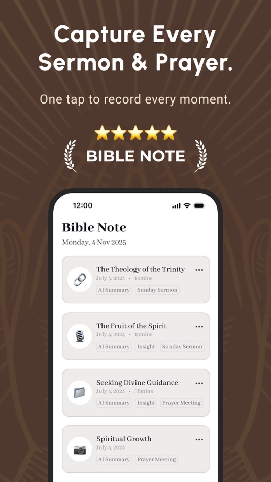 #1. Bible Note Taker & Recorder (iOS) 由: TOPMUSE PTE. LTD.