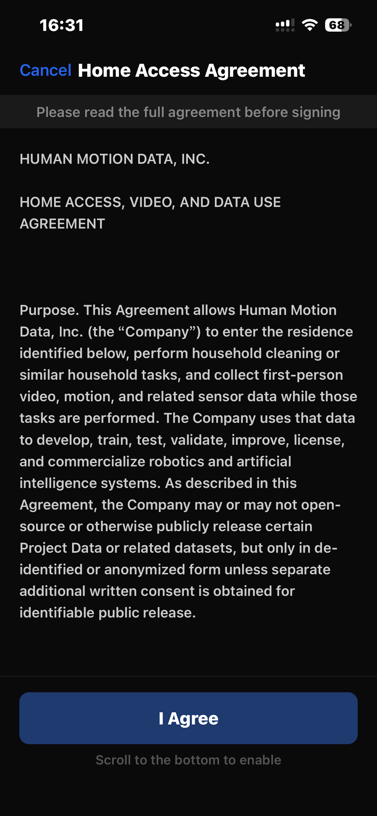 Human Motion Data Recorder