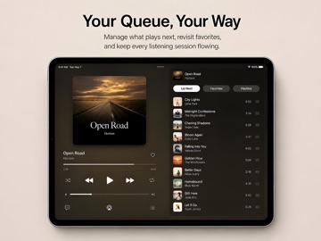 TanukiBeats: FLAC Music Player iPad screenshot