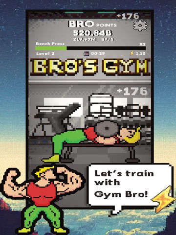 GymBro: Idle Clicker Game iPad screenshot