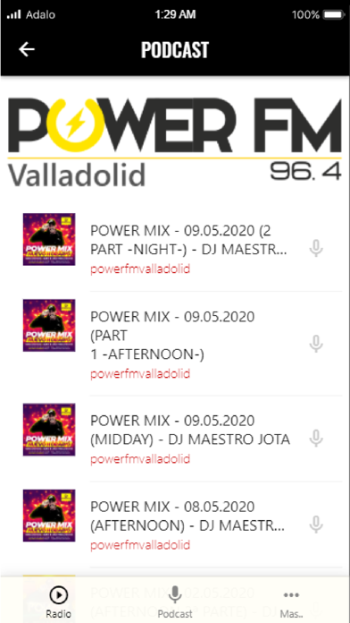 Screenshot #2 pour Power FM valladolid