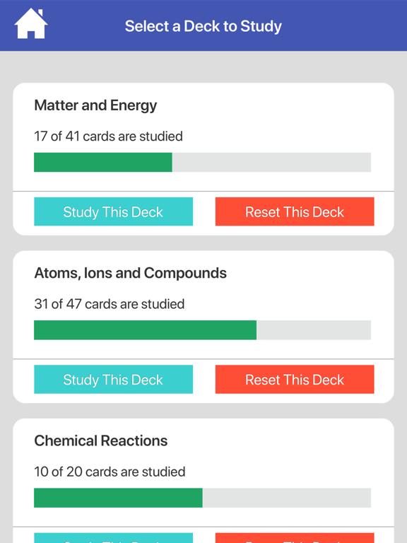 Screenshot #5 pour Chemistry Education Flashcards