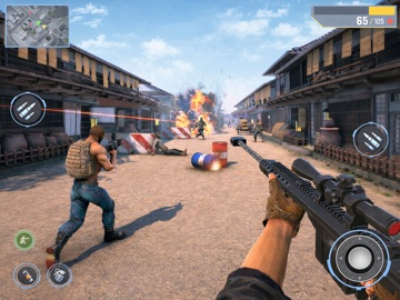 Warzone Royale TPS Shooter iPad screenshot