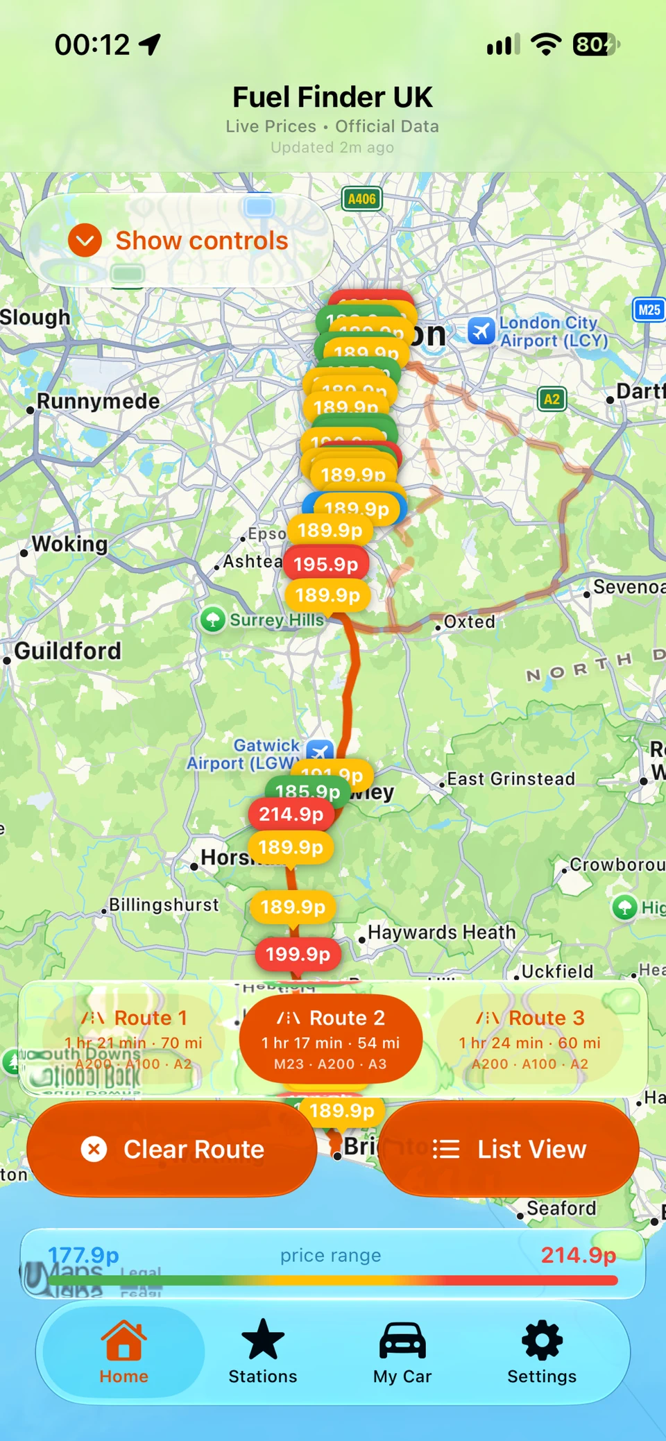 Fuel Finder UK - Live Prices screenshot
