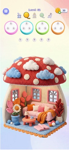 Wool Craze -Yarn Color Sort 3D iPhone screenshot