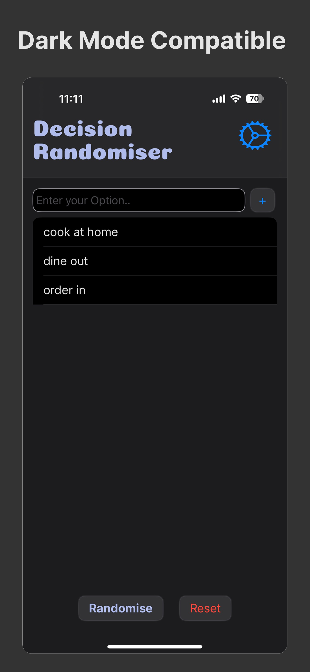 Decisions, decisions