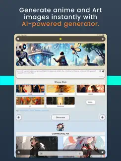 AI Anime Art Generator App iPad image 1
