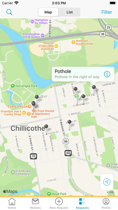 Chillicothe Fix It! Screenshot
