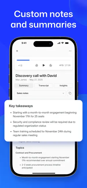 Bluedot AI Note Taker screenshot 3