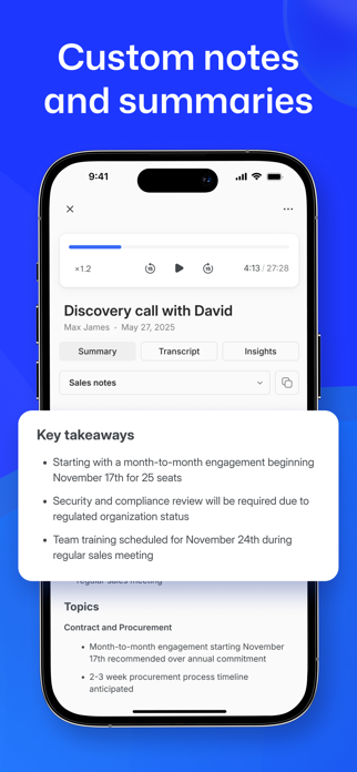 Bluedot AI Note Taker Screenshot 3 of 7