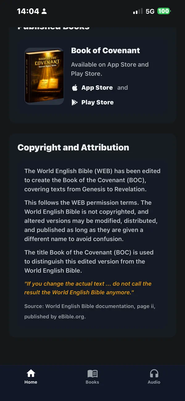 Screenshot #2 pour Book of Covenant