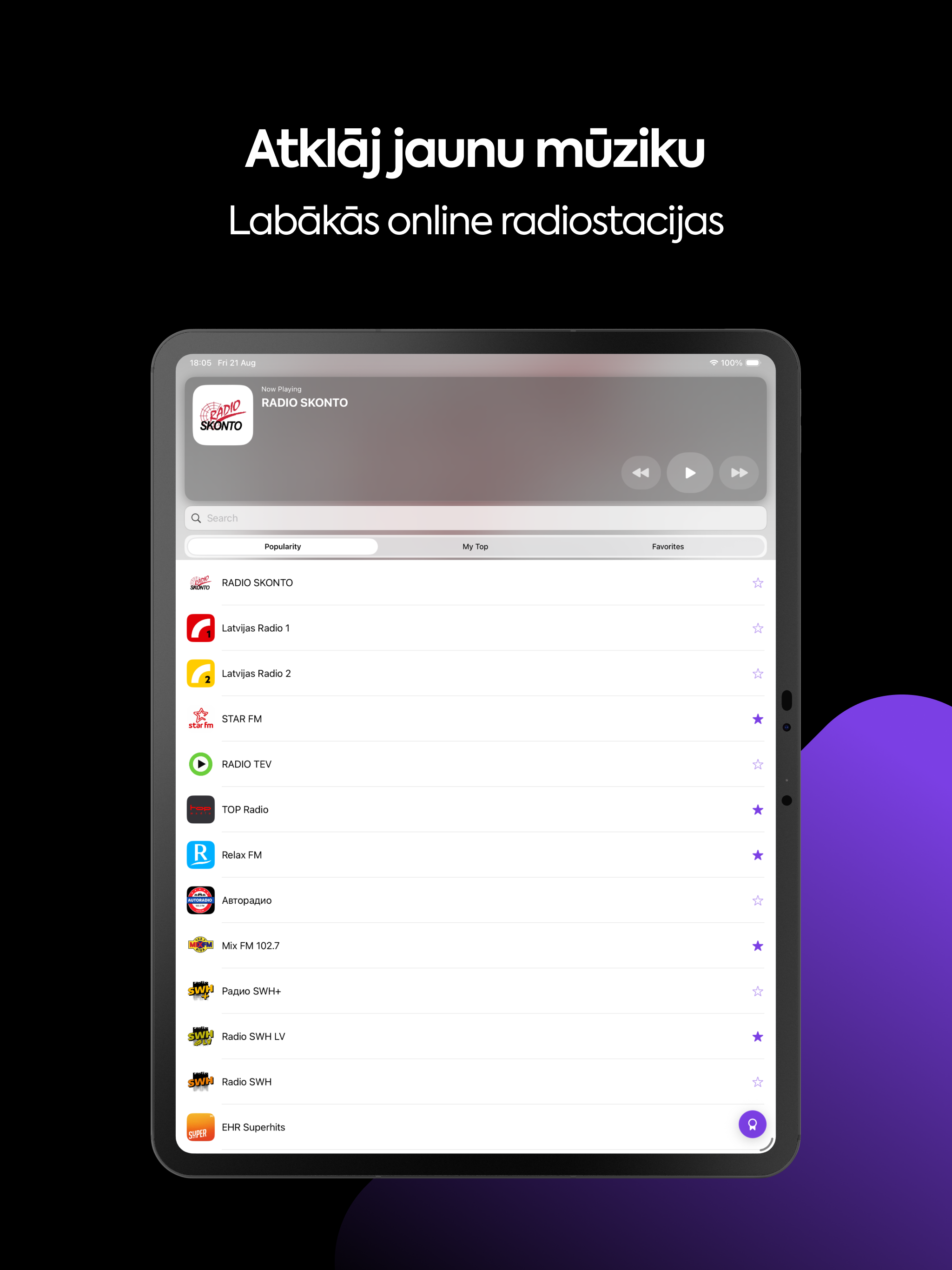 Radio LV: Latvijas radio FM screenshot 9
