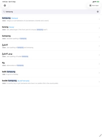BahasaFinder: Malay Dictionary