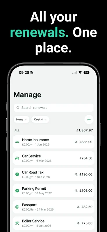 All Renewals: Manager screenshot 4 of 9
