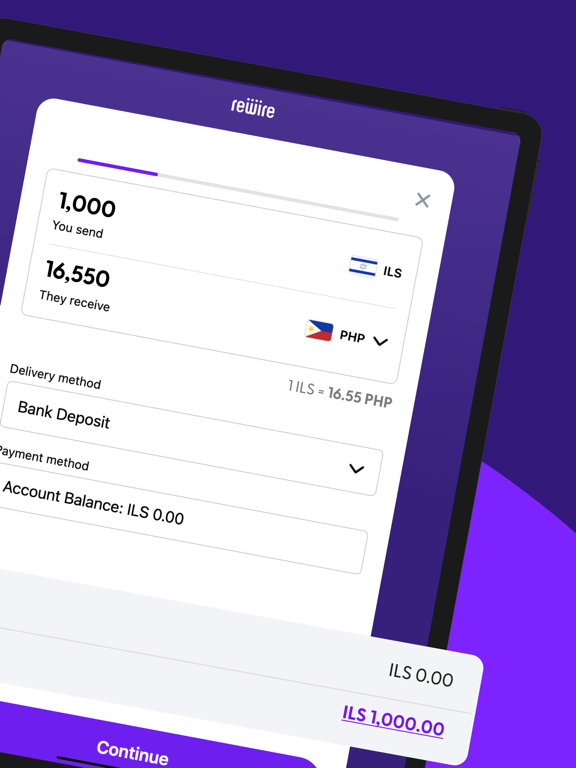 Screenshot #5 pour Rewire: Transfer Money Abroad