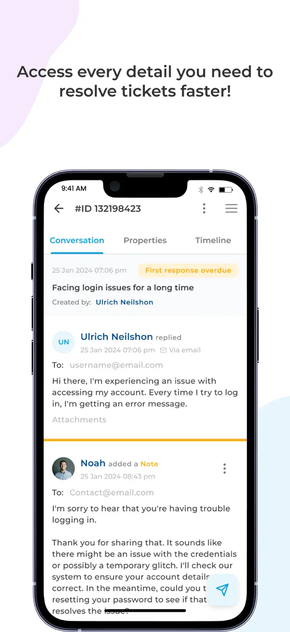Screenshot #2 pour EasyDesk Support
