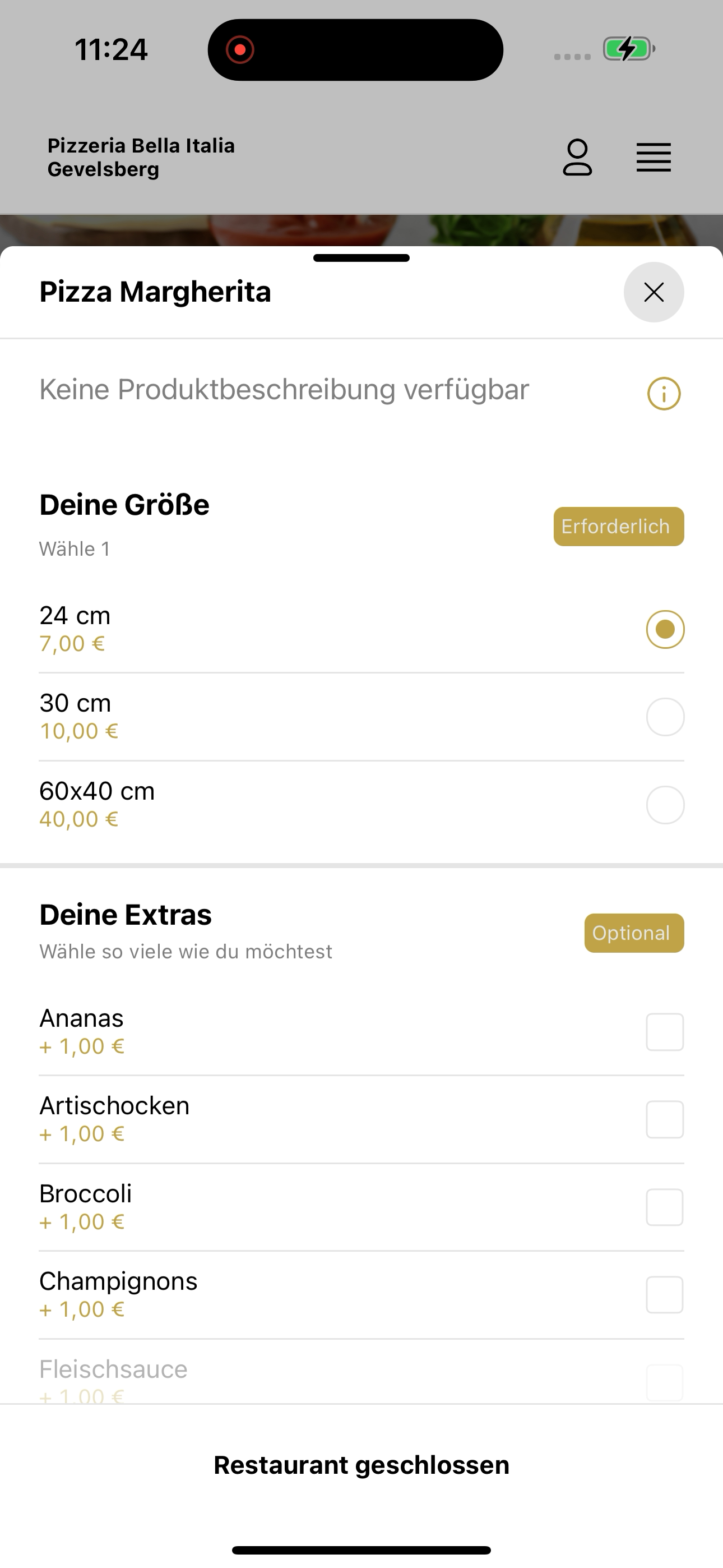 Pizzeria Bella Italia DE screenshot 7