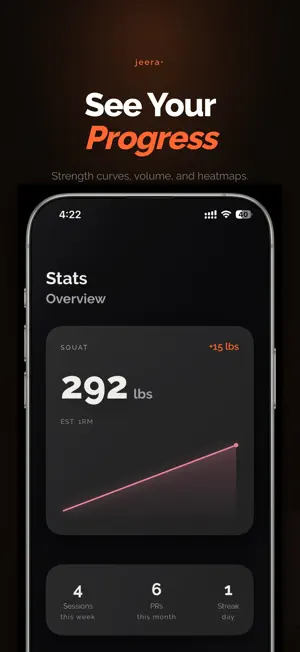 Jeera: Workout Tracker screenshot 4
