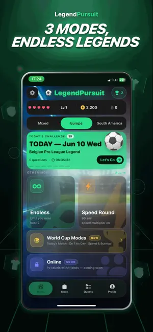 LegendPursuit: Football Quiz screenshot 1