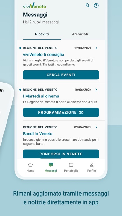 viviVeneto Casa del Cittadino iPhone screenshot 2