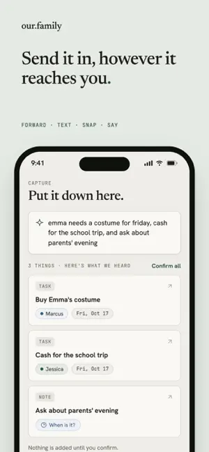 our.family: Family Organizer screenshot 2