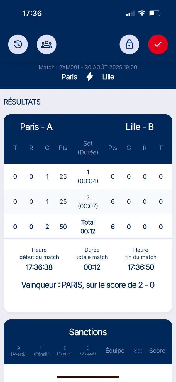 Screenshot #3 pour FFVolley FDME