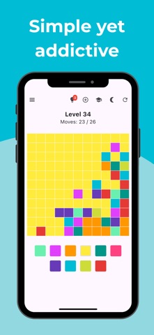 Color Flood: Logic Puzzle Screenshot 1 of 4