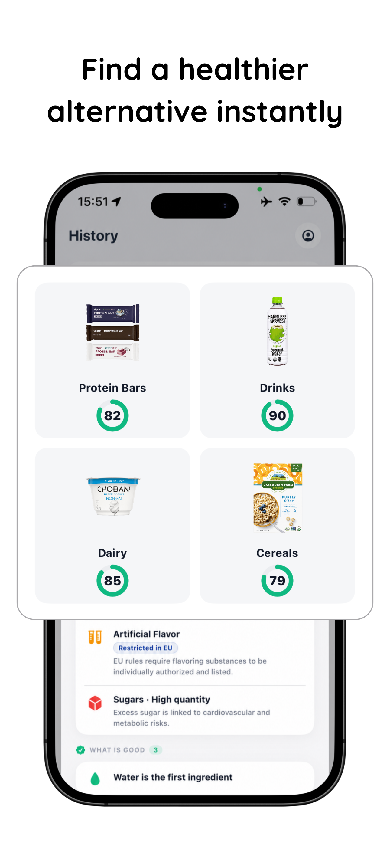 Osana: scan food & additives