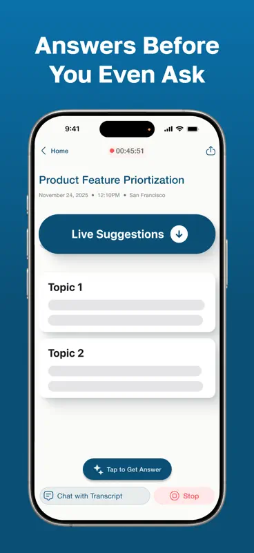 TwinMind: AI Notes & Memory screenshot 2 of 6